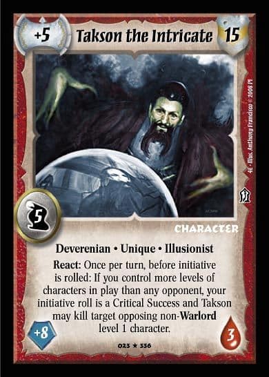 Takson the Intricate