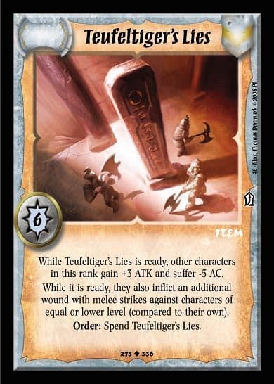 Teufeltiger's Lies