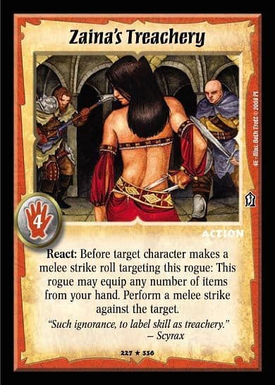 Zaina's Treachery