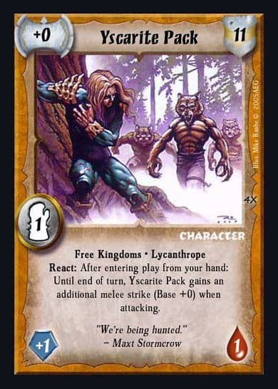 Yscarite Pack