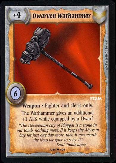 Dwarven Warhammer