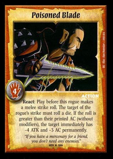 Poisoned Blade