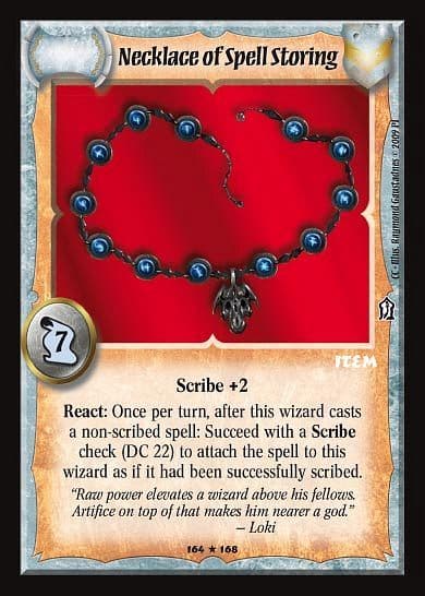 Necklace of Spell Storing
