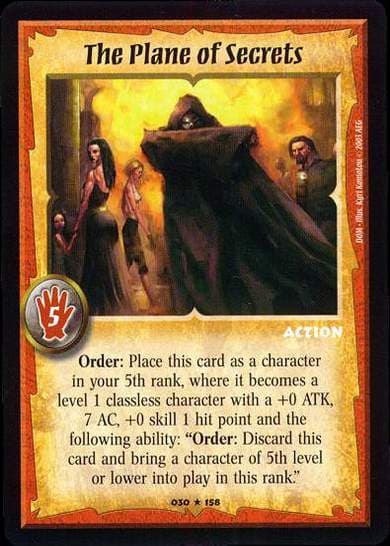 The Plane of Secrets