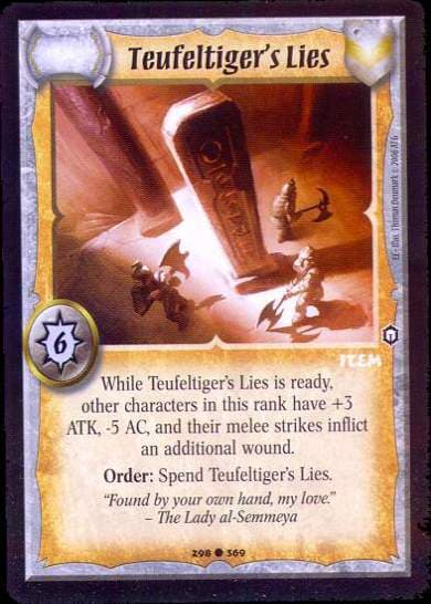 Teufeltiger's Lies