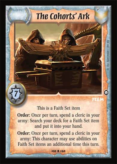 The Cohorts' Ark