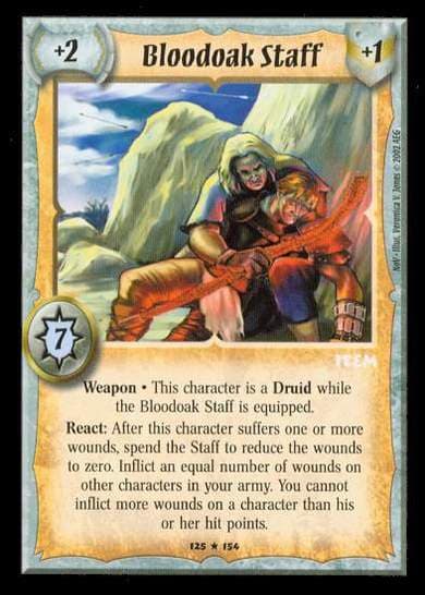 Bloodoak Staff