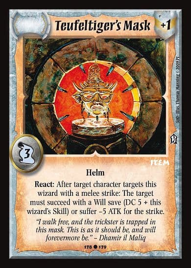 Teufeltiger's Mask