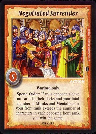 Negotiated Surrender