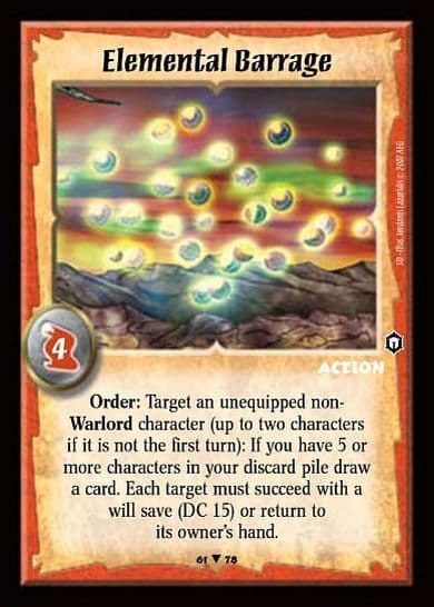 Elemental Barrage