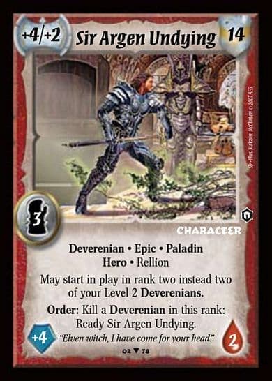 Sir Argen Undying