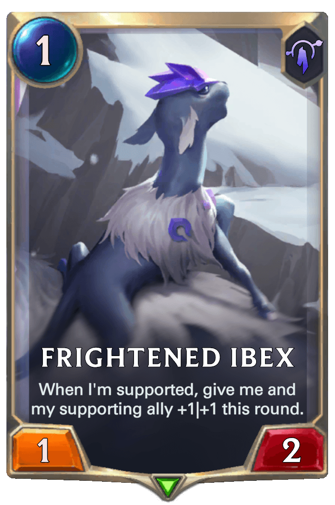Frightened Ibex