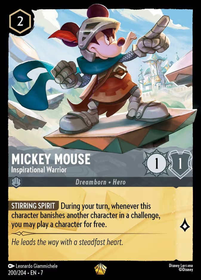 Mickey Mouse - Inspirational Warrior