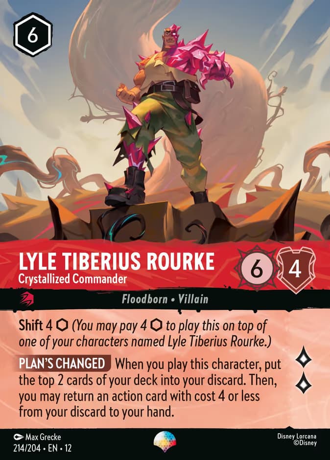 Lyle Tiberius Rourke - Crystallized Commander