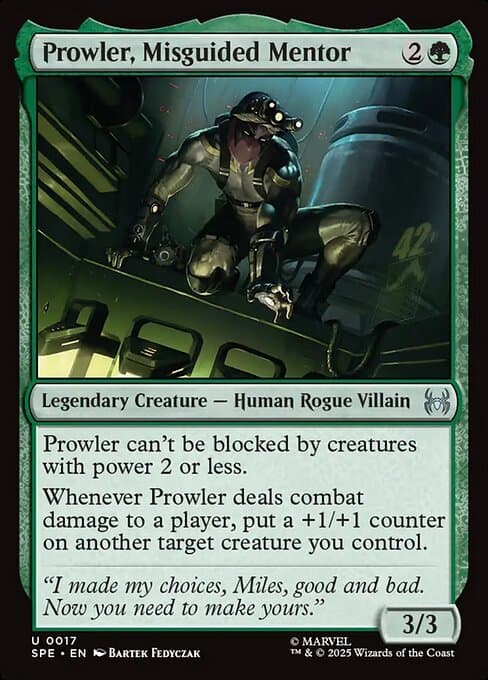 Prowler, Misguided Mentor