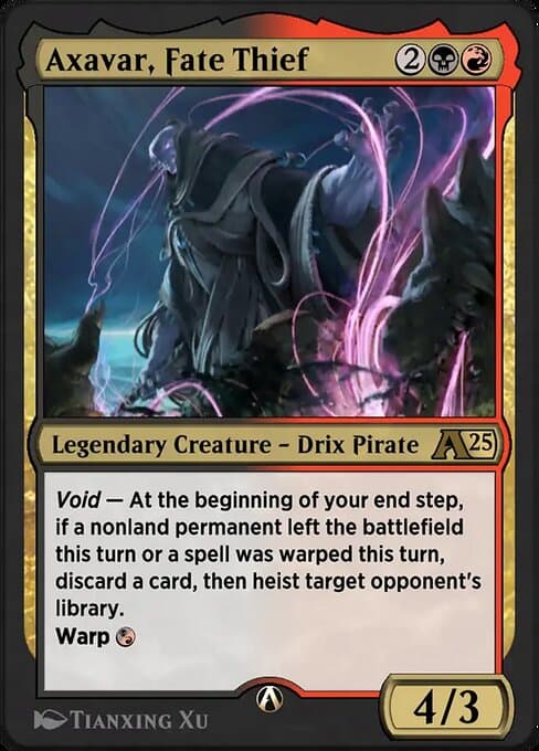 Axavar, Fate Thief
