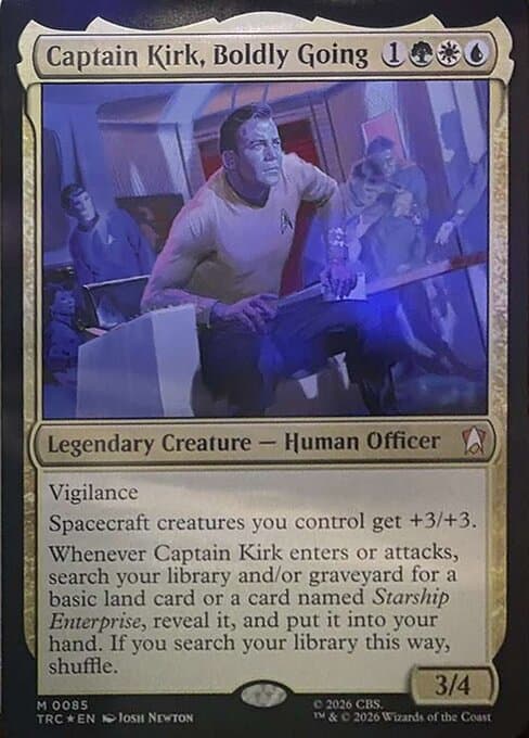 Captain Kirk, Boldly Going