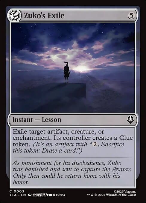Zuko's Exile