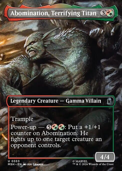 Abomination, Terrifying Titan