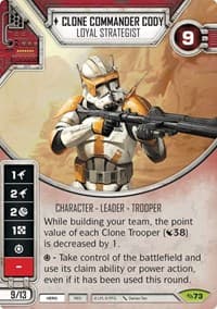 Clone Commander Cody - Loyal Strategist (Card Only)
