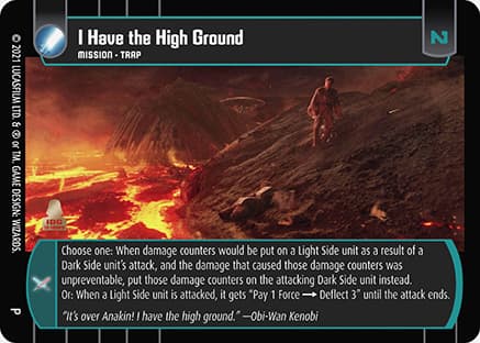 I Have the High Ground