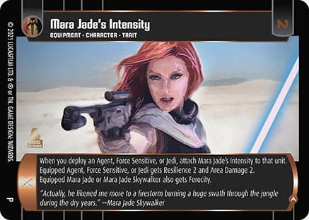 Mara Jade's Intensity (A)
