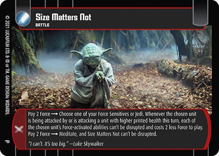 Size Matters Not