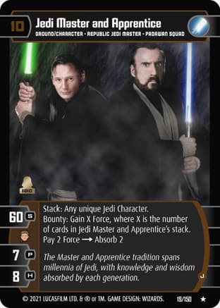 Jedi Master and Apprentice (J)