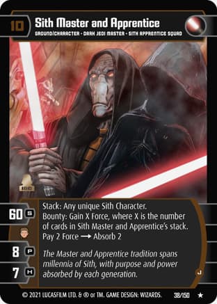 Sith Master and Apprentice (J)