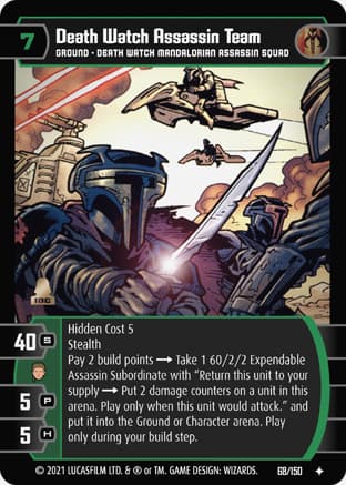 Death Watch Assassin Team
