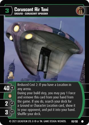 Coruscant Air Taxi