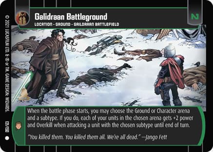 Galidraan Battleground