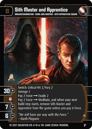 Sith Master and Apprentice (K) (Promo)