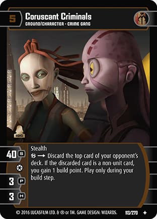 Coruscant Criminals