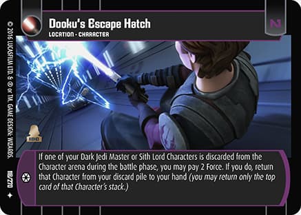 Dooku's Escape Hatch