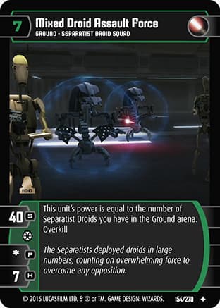 Mixed Droid Assault Force