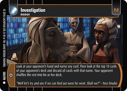 Investigation