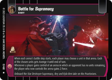 Battle for Supremacy