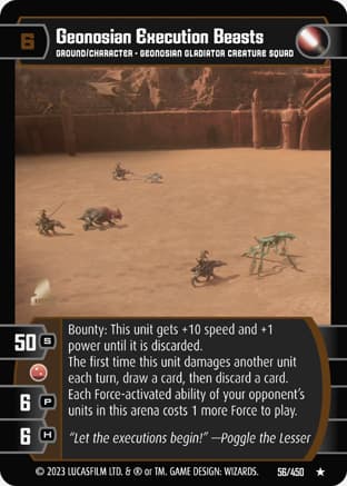 Geonosian Execution Beasts