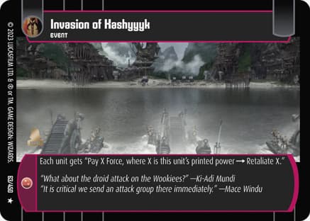 Invasion of Kashyyyk