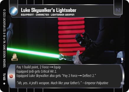 Luke Skywalker's Lightsaber (D)