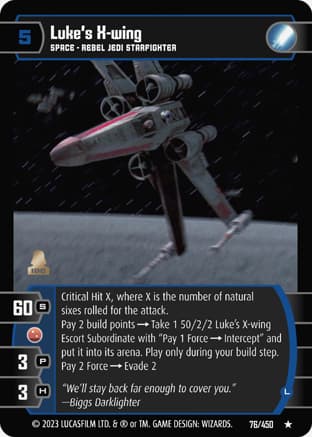 Luke's X-wing (L)