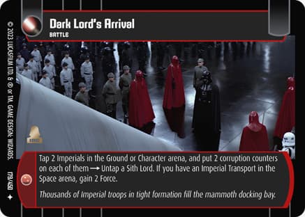 Dark Lord's Arrival