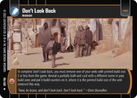 Don't Look Back