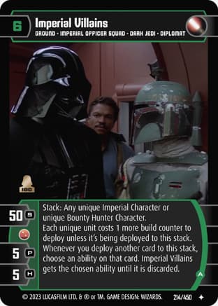 Imperial Villains (A)