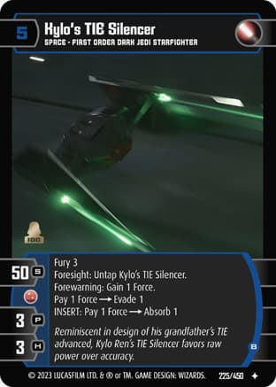 Kylo's TIE Silencer (B)