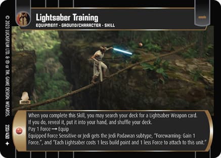Lightsaber Training
