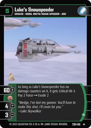 Luke's Snowspeeder (B)
