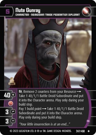 Nute Gunray (G)
