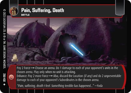 Pain, Suffering, Death